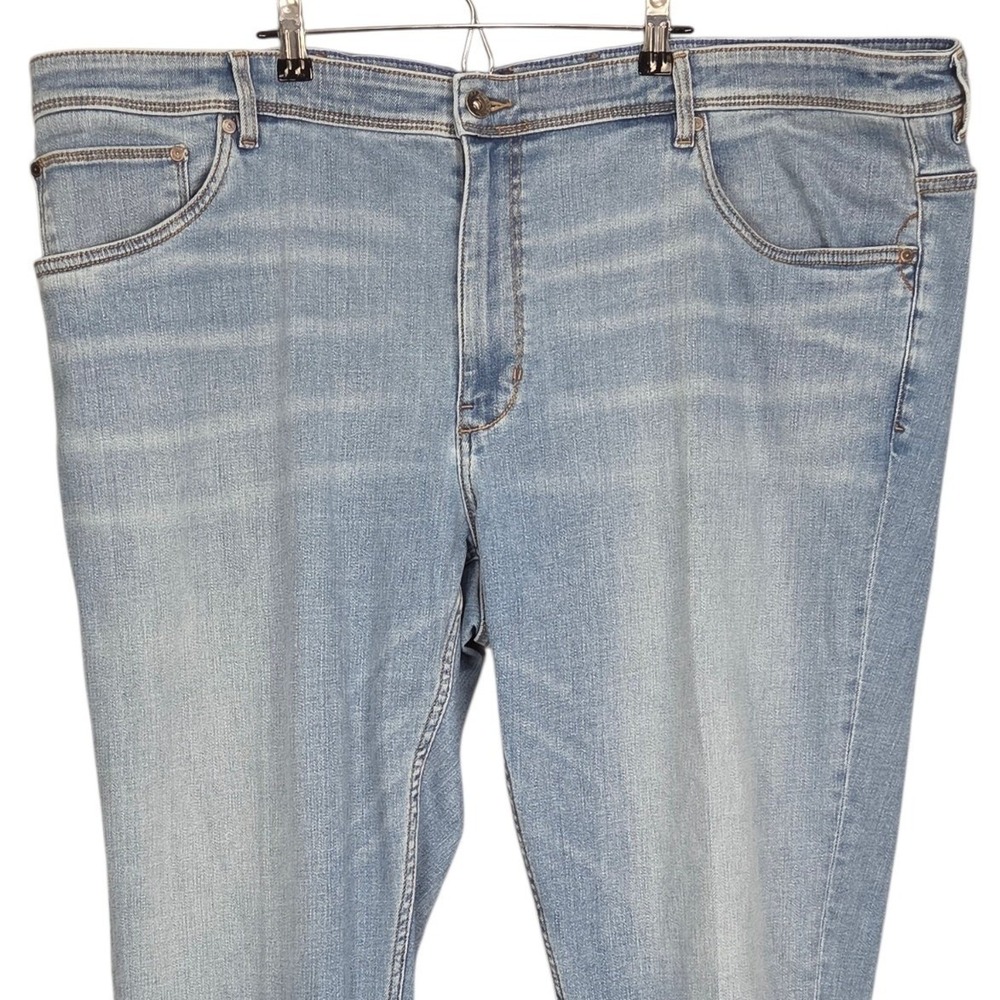 Tommy Bahama Indigo Palms Jeans Men 48x30 Light Wash Straight Stretch Blue Denim